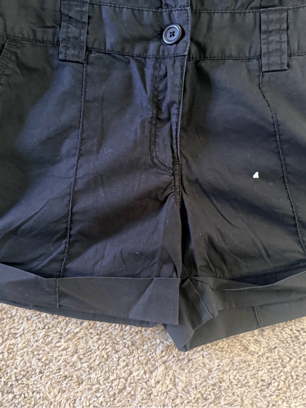 Miss Sixty Black Short Sleeve Button Romper - Picture 3 of 8